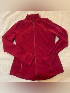 Lululemon Define Jacket Luon in Ruby Red, NWOT